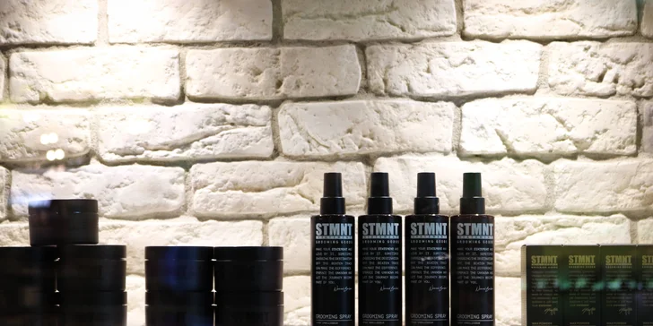 Kompletní péče: Barber střih vč. úpravy kontur a vousů k tomu káva a něco ostřejšího