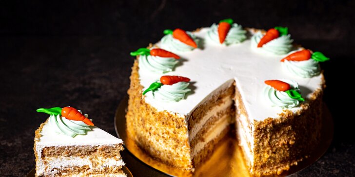 Dárkové poukazy na celý dorty od cukrárny Dortini v hodnotě 800 až 2000 Kč