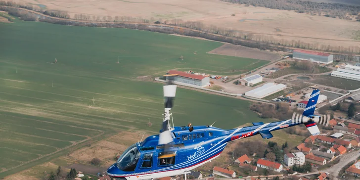 Až 15 min. letu vrtulníkem: více než 400 měst po celé ČR