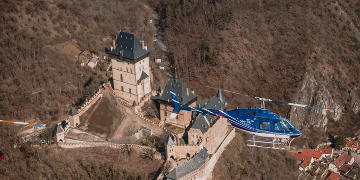 Lety vrtulníkem nad nejhezčí místa a památky ČR: na výběr 18 letů