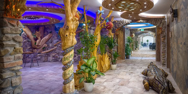 Wellness v resortu Peklo Čertovina: 60 až 90 minut rajské relaxace, vířivky, sauny i bazén