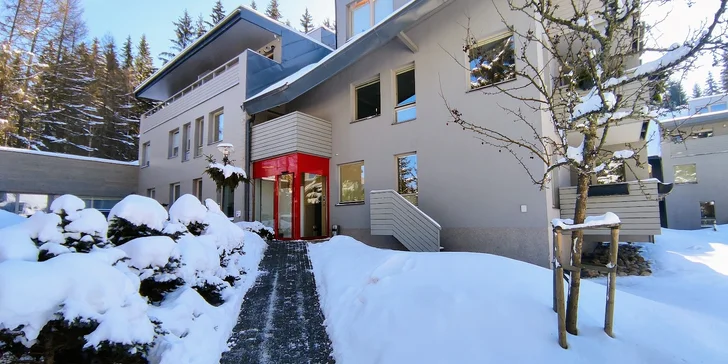 Krásné apartmány RELAX Harrachov bez stravy, se snídaní i vstupem do saunového světa Grotta Spa