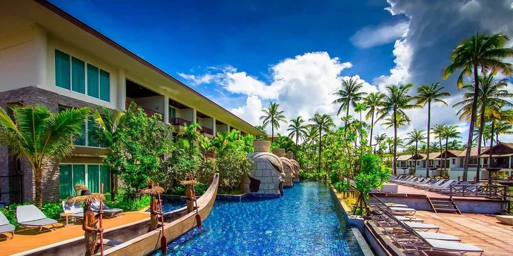 Dovolená v Thajsku: 5* hotel Graceland Khaolak Beach Resort, all inclusive, 10 bazénů a přímý let