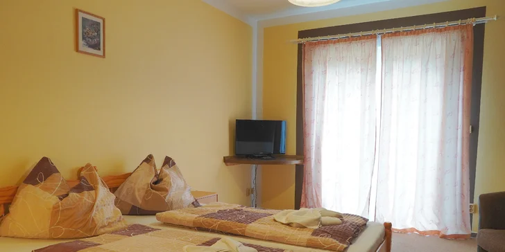 Penzion 5 min. autem od centra Františkových Lázní: snídaně, polopenze i privátní wellness