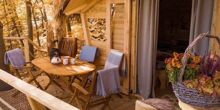 Zážitkový pobyt v domčeku na strome na Gemeri neďaleko svetoznámeho kaštieľa Betliar