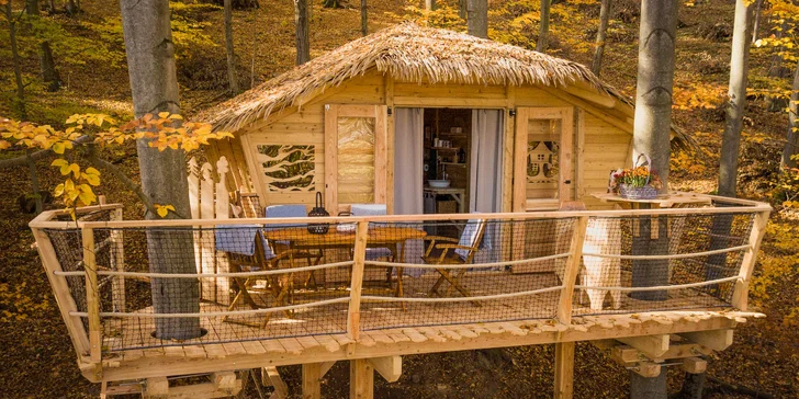 Zážitkový pobyt v domčeku na strome na Gemeri neďaleko svetoznámeho kaštieľa Betliar