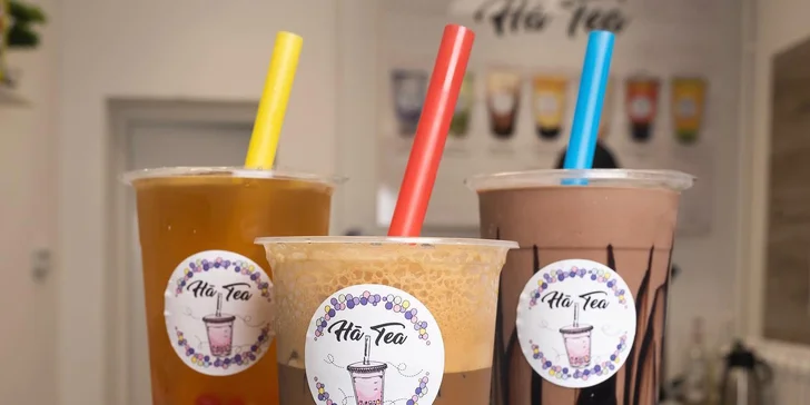 Malý nebo velký fresh či cream bubble tea s toppingem dle výběru pro 1 i 2 osoby