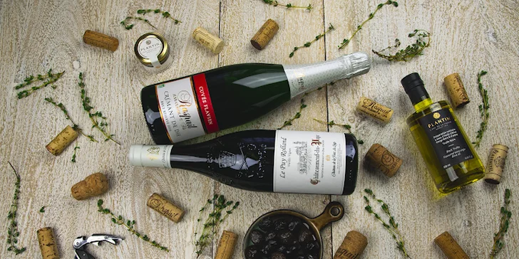 Degustace vín vč. 4 vzorků papežského Chateauneuf du Pape a tapas pro jednoho i pár