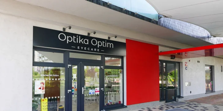 Otevřený voucher do nové Optiky OPTIM na Stodůlkách: 500–2000 Kč na skla, obroučky nebo třeba pouzdra