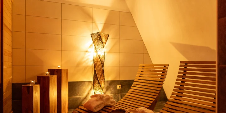 Šestichodové valašské menu v moderním pojetí i 60 min. privátního wellness pro dva