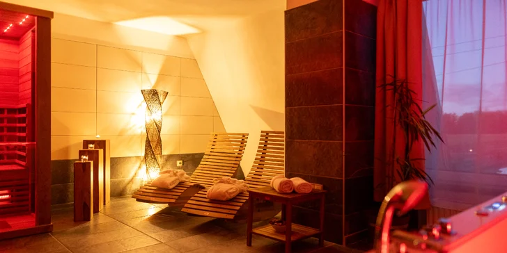 Šestichodové valašské menu v moderním pojetí i 60 min. privátního wellness pro dva