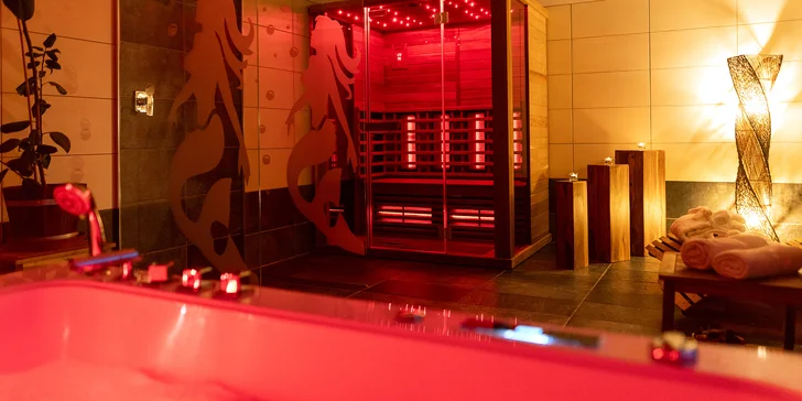 Šestichodové valašské menu v moderním pojetí i 60 min. privátního wellness pro dva