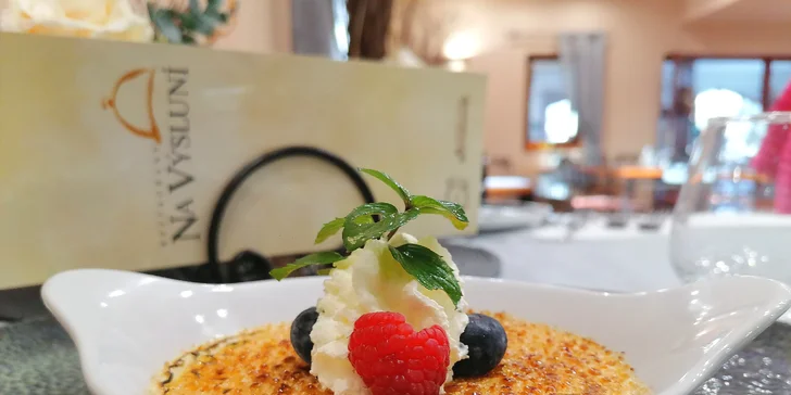 Jihoamerické degustační menu s krabem i hovězím steakem v restauraci u Kunětické hory