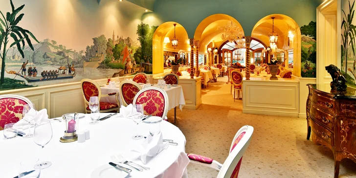 Degustační menu pro dva v Aquarius restaurantu na Malé Straně: 3–5 chodů i s vinným párováním