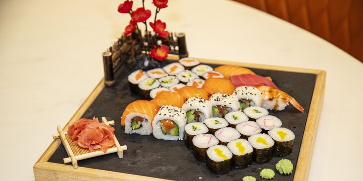 Pestré sushi sety podle výběru v OC Nisa: 28 nebo 35 kousků