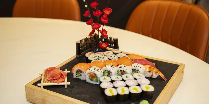Pestré sushi sety podle výběru v OC Nisa: 28 nebo 35 kousků