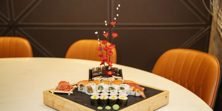 Pestré sushi sety podle výběru v OC Nisa: 28 nebo 35 kousků
