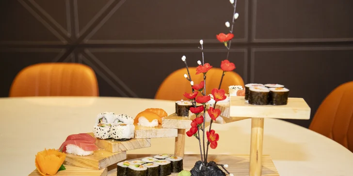 Pestré sushi sety podle výběru v OC Nisa: 28 nebo 35 kousků