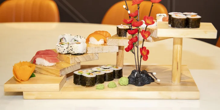 Pestré sushi sety podle výběru v OC Nisa: 28 nebo 35 kousků