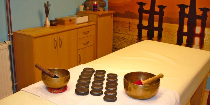 70–90min. masáž dle výběru: lávové kameny i čínská masáž