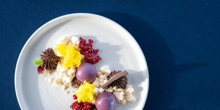Luxusní 5chodové menu v Žižkovské věži: siven, telecí hřbet a signature cocktail