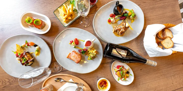 Exkluzivní středomořské čtychodové degustační menu šéfkuchaře z Kapverd.
