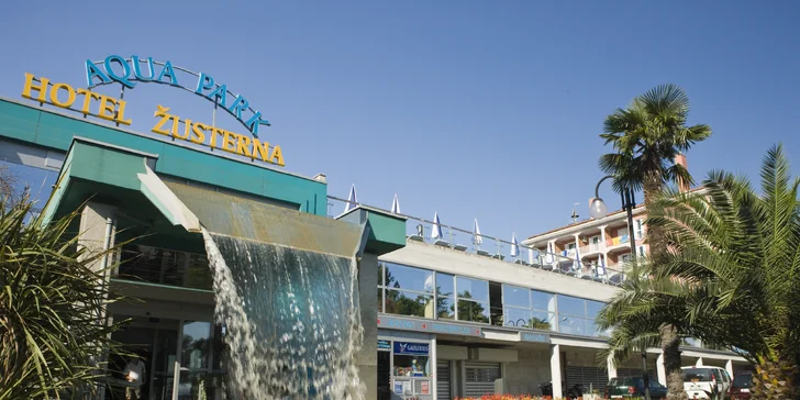 Aquapark Žusterna ve Slovinsku: neomezený vstup i pobyt s polopenzí
