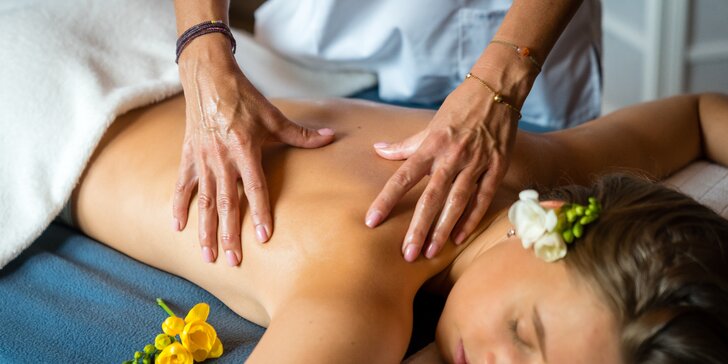 60–90 min. relaxu: kosmetické ošetření i lymfatická či celotělová masáž