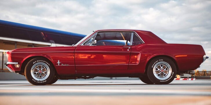 Pronájem legendárního Fordu Mustang 1968 V8 na 6–12 hod.