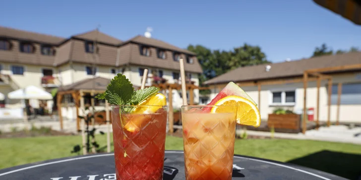 Pobyt v hotelu přímo u Lipna: příjemný pokoj, polopenze i drink