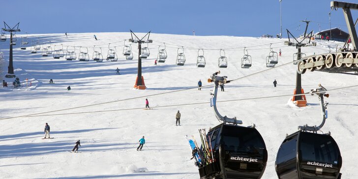 Jednodenní lyžování v Rakousku: středisko Flachau, doprava autobusem