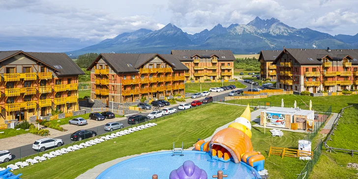 Pobyt ve Vysokých Tatrách pro dva či rodinu: sleva do Aquacity Poprad a wellness