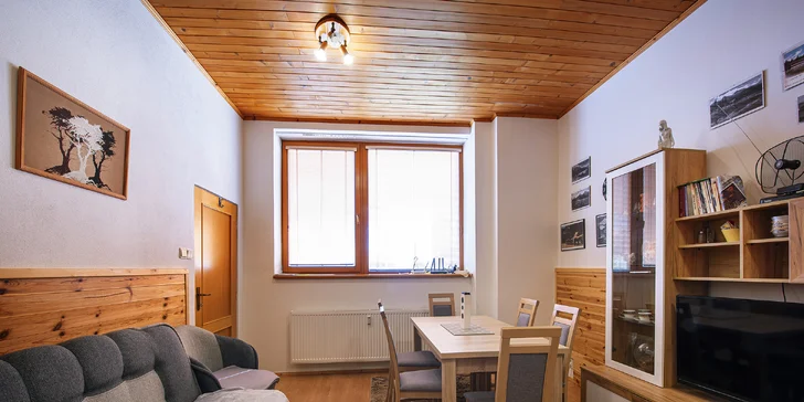Dovolená ve Vysokých Tatrách: pobyt v apartmánu až pro 6 osob v lázeňské osadě Vyšné Hágy