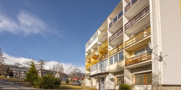 Dovolená ve Vysokých Tatrách: pobyt v apartmánu až pro 6 osob v lázeňské osadě Vyšné Hágy