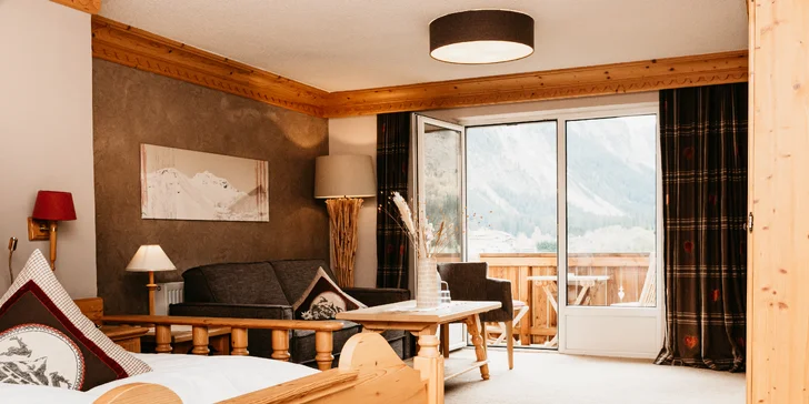 Tyrolské Alpy: hotel přímo u sjezdovky, wellness a vynikající polopenze