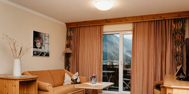 Tyrolské Alpy: hotel přímo u sjezdovky, wellness a vynikající polopenze