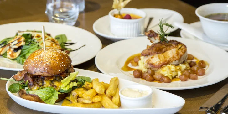 Gastronomický zážitek kousek od Brna: čtyřchodové menu s kuřecím prsem supreme nebo hovězím burgerem