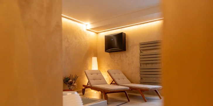 120 nebo 180 min. v privátním wellness pokoji i s občerstvením a sektem až pro 6 osob