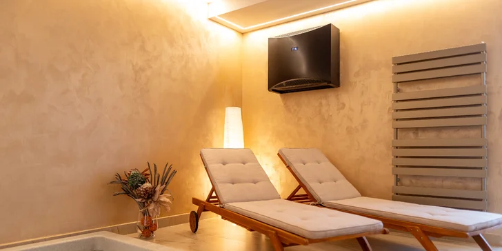 120 nebo 180 min. v privátním wellness pokoji i s občerstvením a sektem až pro 6 osob