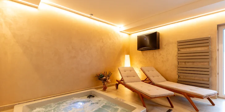 120 nebo 180 min. v privátním wellness pokoji i s občerstvením a sektem až pro 6 osob