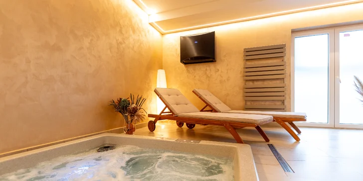 120 nebo 180 min. v privátním wellness pokoji i s občerstvením a sektem až pro 6 osob