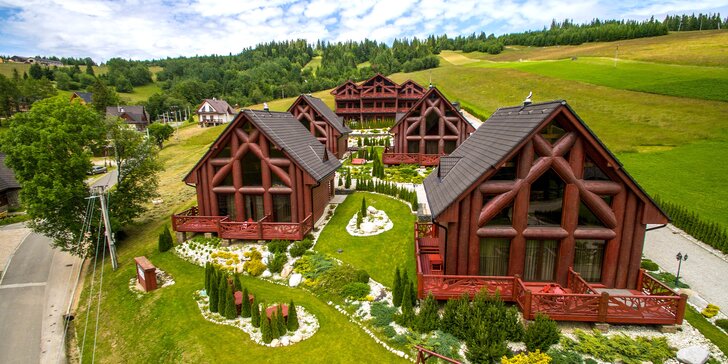 Luxusní chata ve Vysokých Tatrách se saunou až pro 4 dospělé a 4 děti do 17,9 let