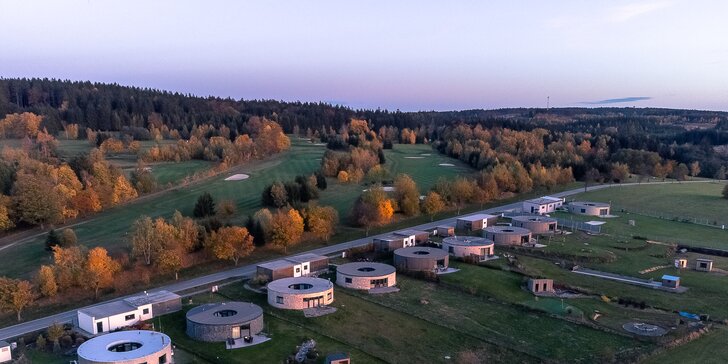 Pobyt na jižní Moravě: kulatá vila s privátní vířivkou až pro 6 osob