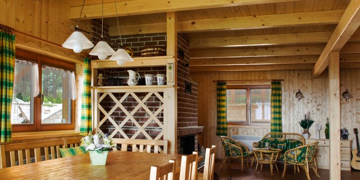 Krásná plně vybavená chata ve Východních Čechách až pro 12 osob