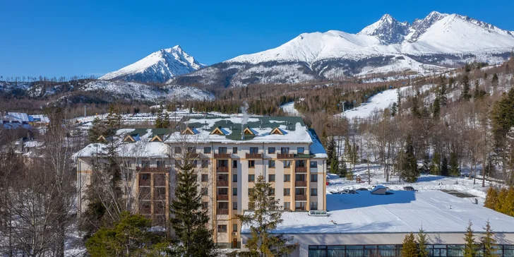 Pobyt v Tatranské Lomnici s polopenzí a wellness: pod Lomnickým štítem, 250 m od lanovky