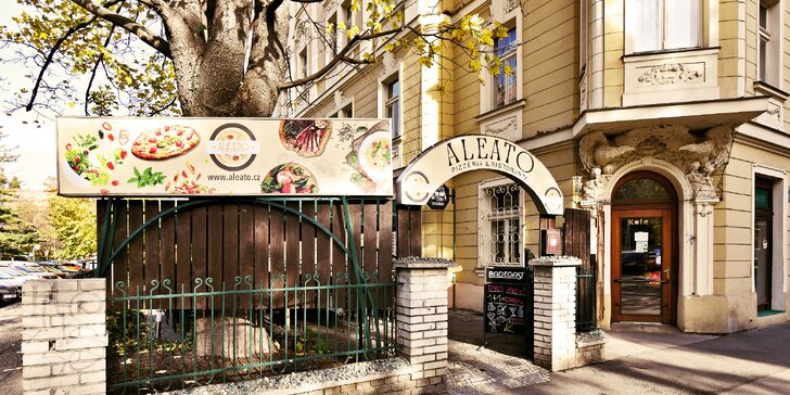 Otevřené vouchery do italské restaurace Aleato na 300, 500 a 1000 Kč