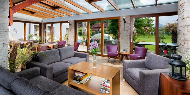 Nezapomenutelný wellness pobyt na Liptově: neomezeně bazény, sauny a polopenze v ceně