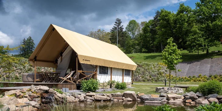Dovolená v luxusním glampingu v srdci Štiavnických vrchů až pro 6 osob vč. snídaně