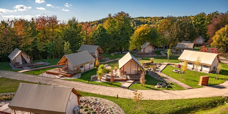 Pobyt v luxusním glampingovém stanu v Banské Štiavnici až pro 6 osob