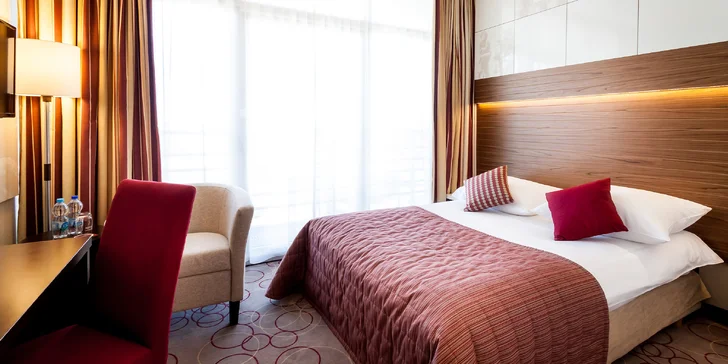 Hotel v centru Krakova: strava, wellness s výhledem na Stare Miasto, 2 km od Rynku Główny